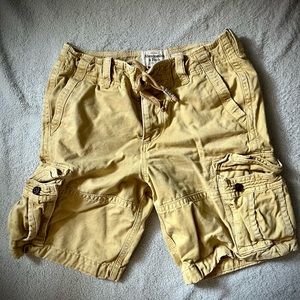 A&F Abercrombie&Fitch Vintage Bermuda Cargo Shorts Medium, 10inch